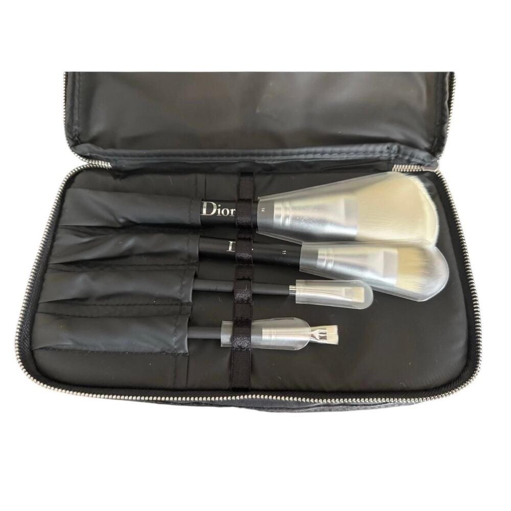Dior Backstage 4-Piece Brush Set  Travel Case NEW GWP VIP Gift - Picture 3 of 3